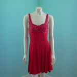 Vintage 1990’s  Valentine Red Sultry Dress by CaRina