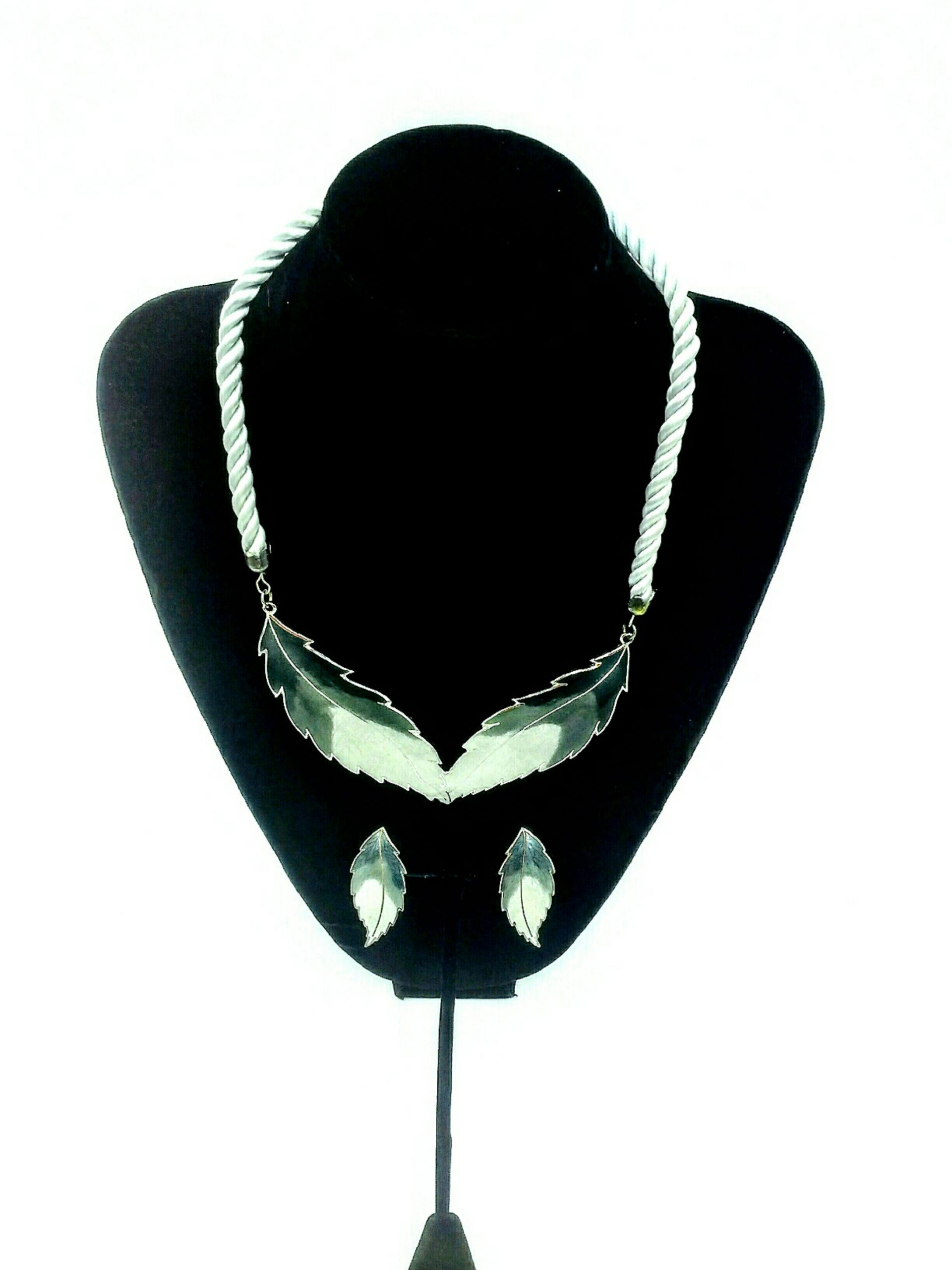 Vintage 1980's Siti-Sharon Ombre Enamel Jewelry Set