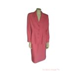 Fabulous Mary McFadden Hot Pink Suit from 2000 Collection