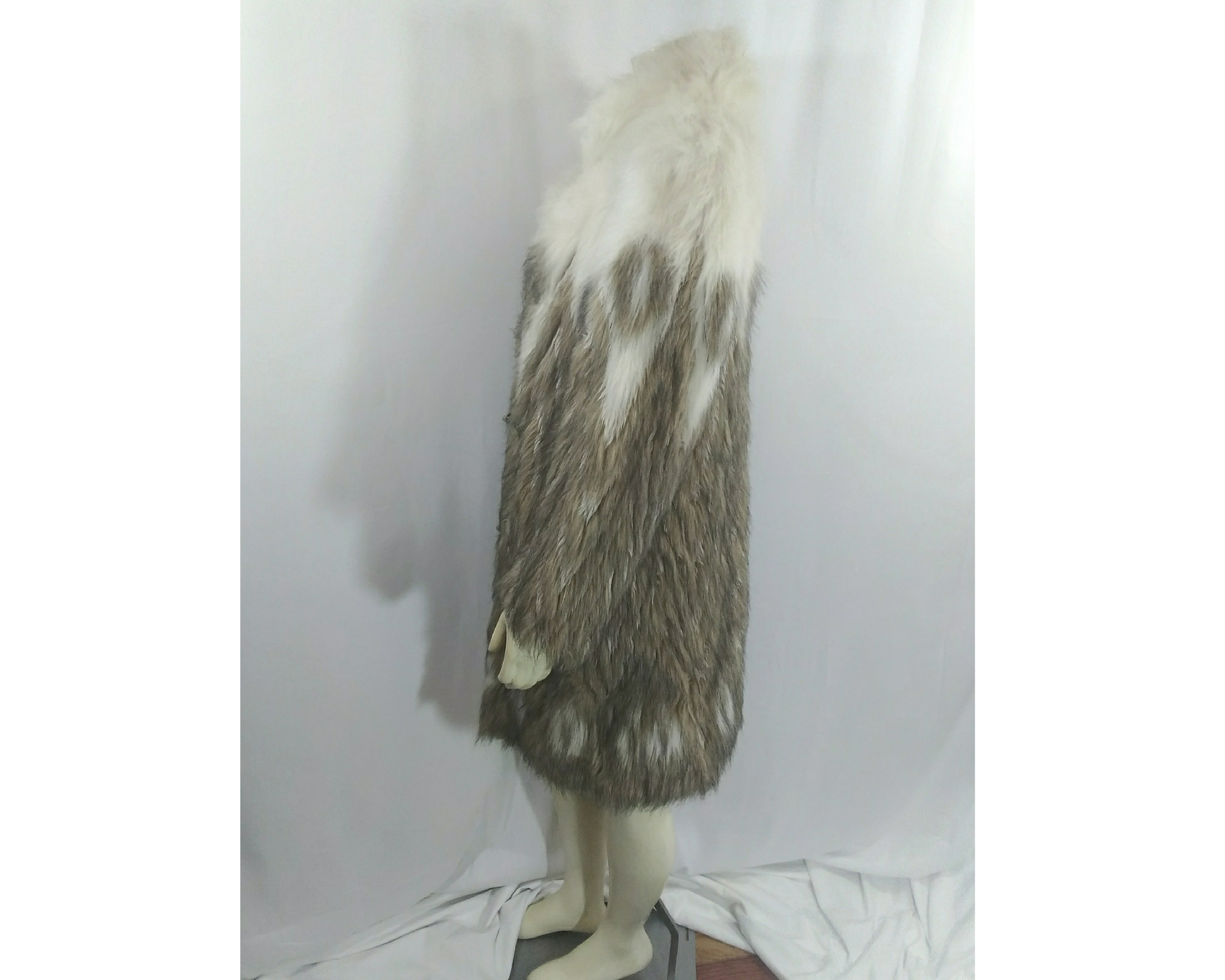 Vintage 1970's Astraka of London Faux Fur Coat